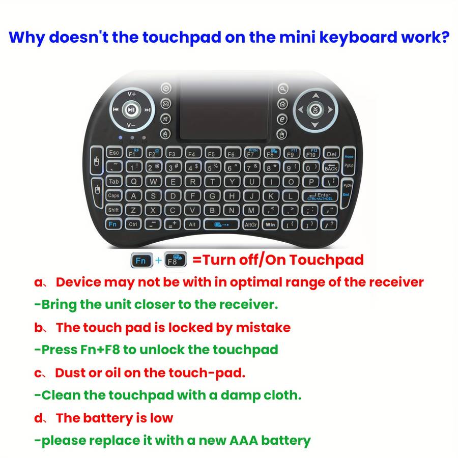 keyboard color Black