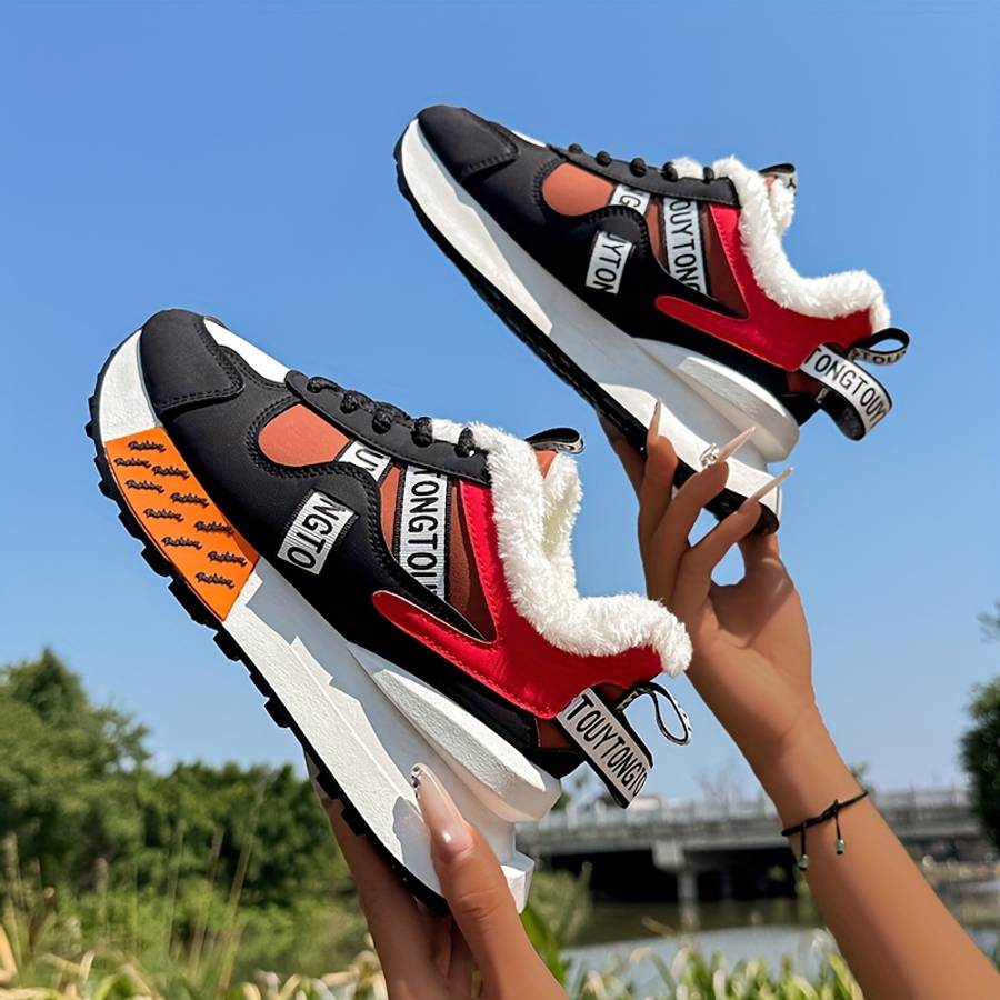 Women S Sneakers Color White Rose Red Sizeuk 3.5