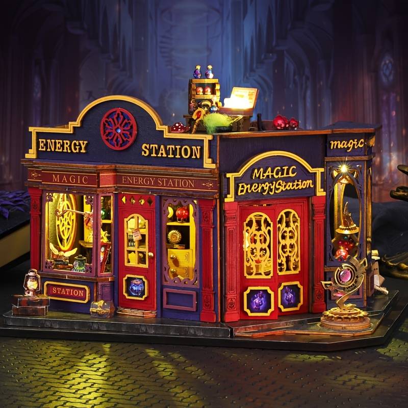 Building Toy Architectural Model Toy Set Style Magic Energy Station