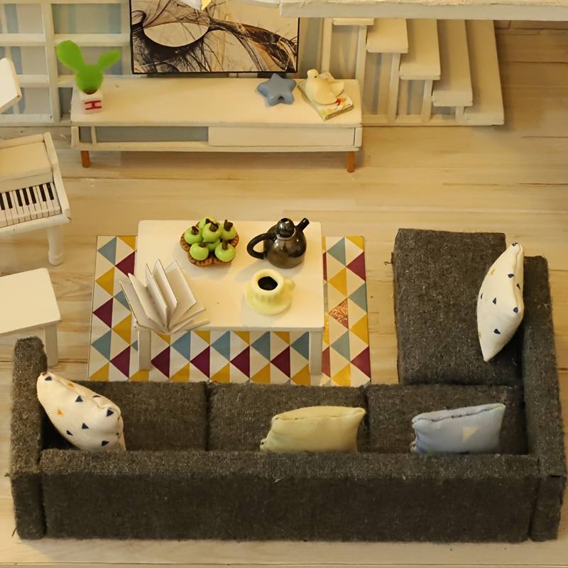 Building Toy Architectural Model Toy Set Style Simple