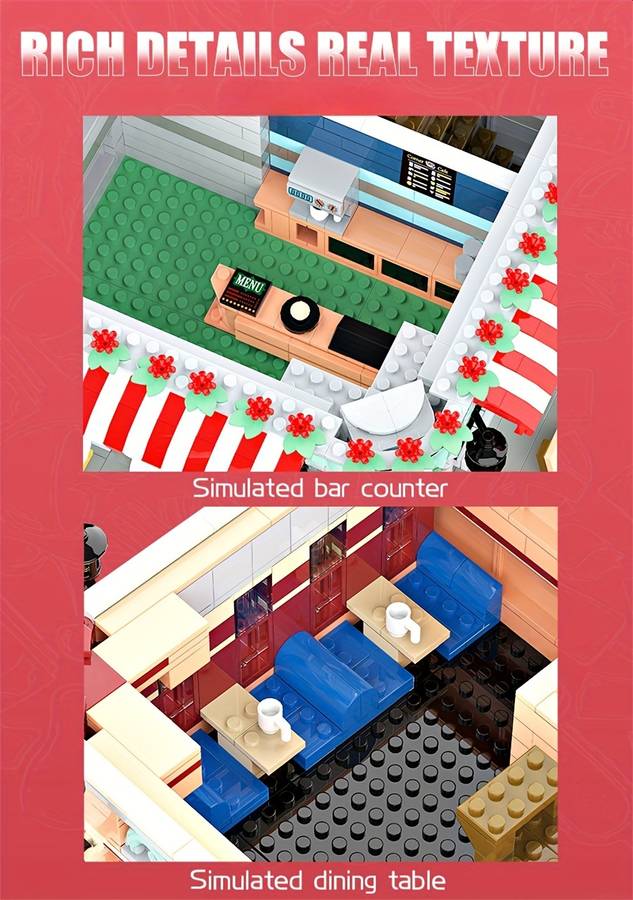 Building Toy Architectural Model Toy Set Quantity 2225Pcs