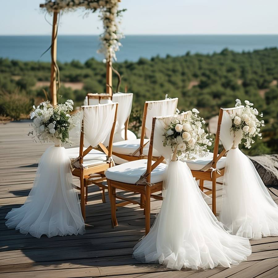 Wedding Supplies Color White Size 75Cm*400Cm 29.5In*157.5In