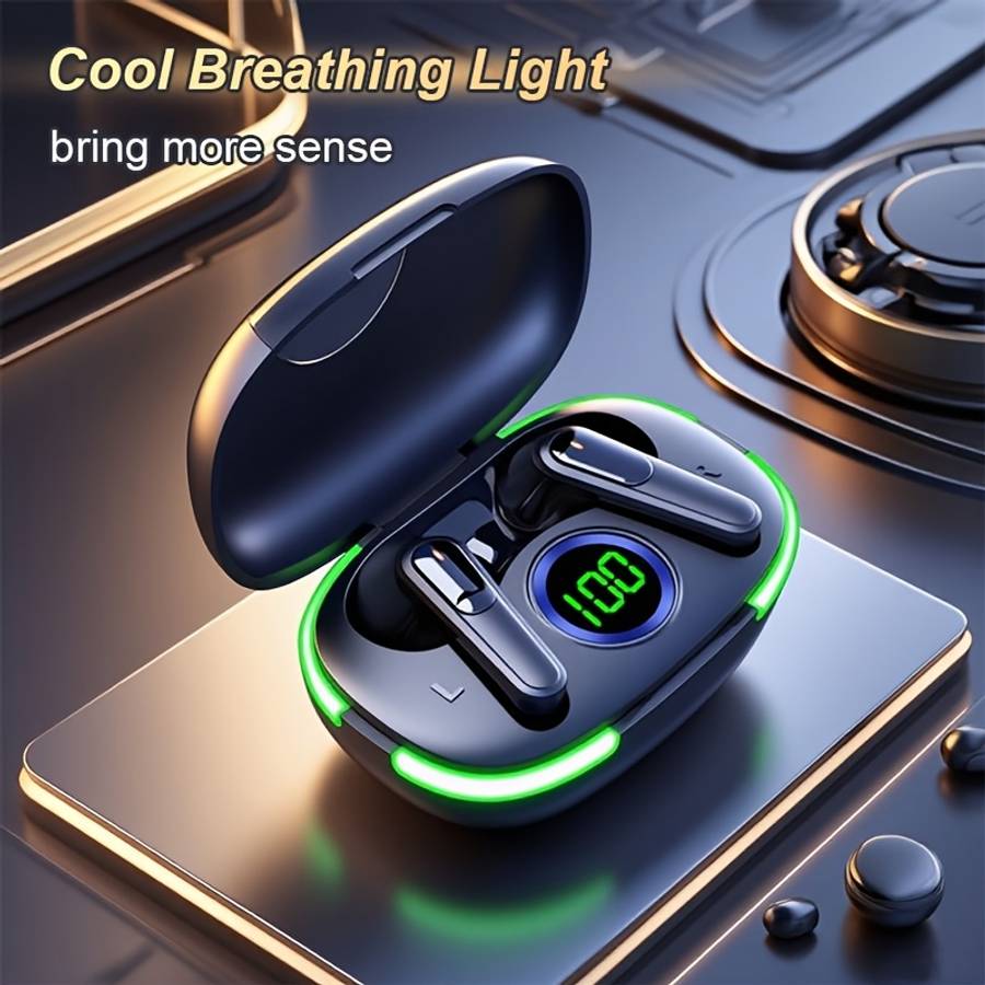 Rechargeable Wireless Earbuds Headphones Headset
