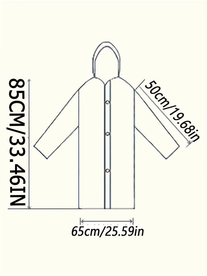 Raincoat Dark Gray Size Onesize
