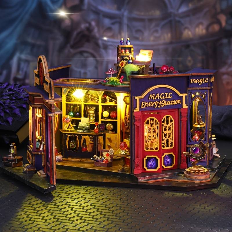 Building Toy Architectural Model Toy Set Style Magic Energy Station