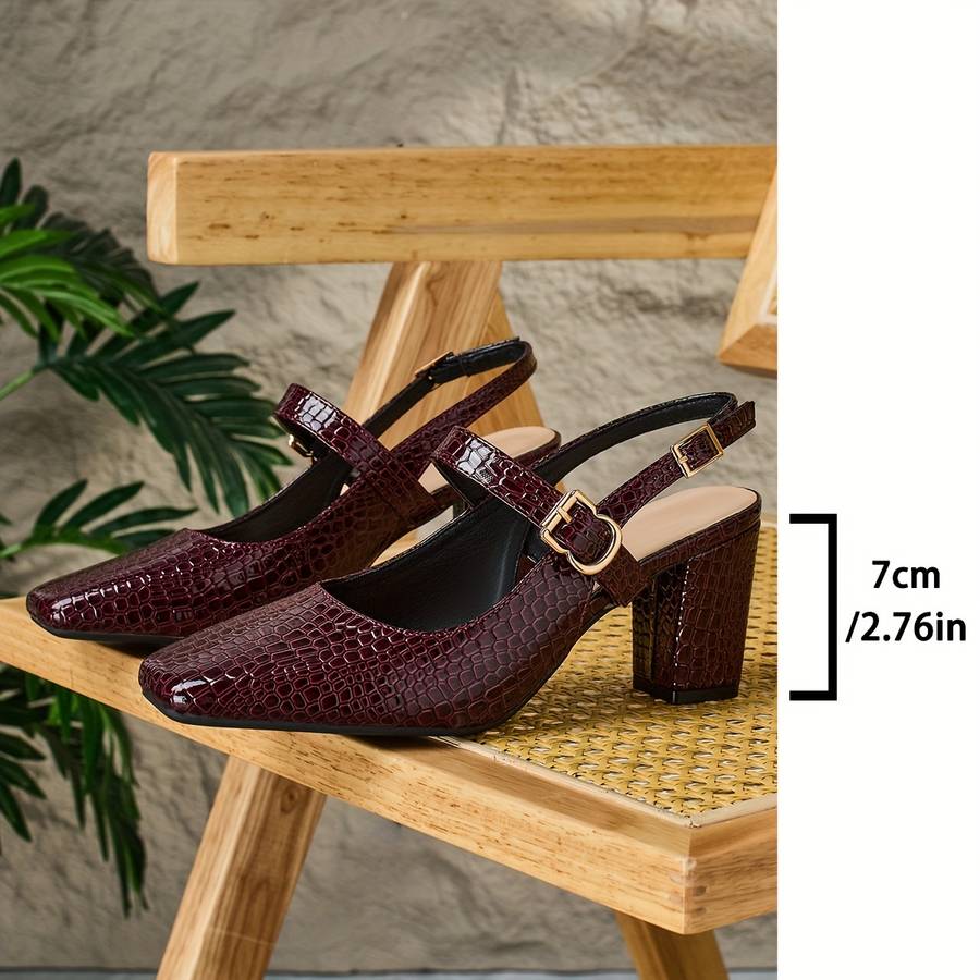 Women S High Heels Color Burgundy Sizeuk 7