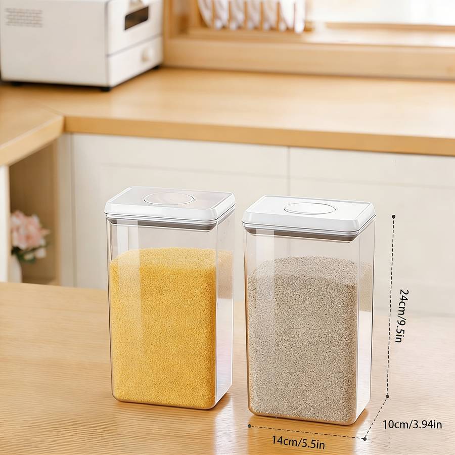 Sealed Jar Model Medium Size 1750Ml2Pcs