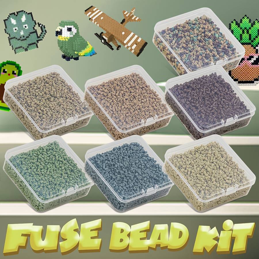 Perler Bead Set Box  Dark Green  M5  3K