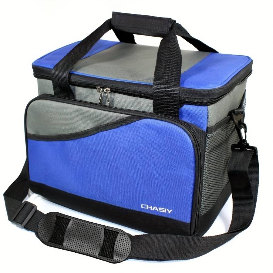 Insulated Cooling Bag Color Black Yellow