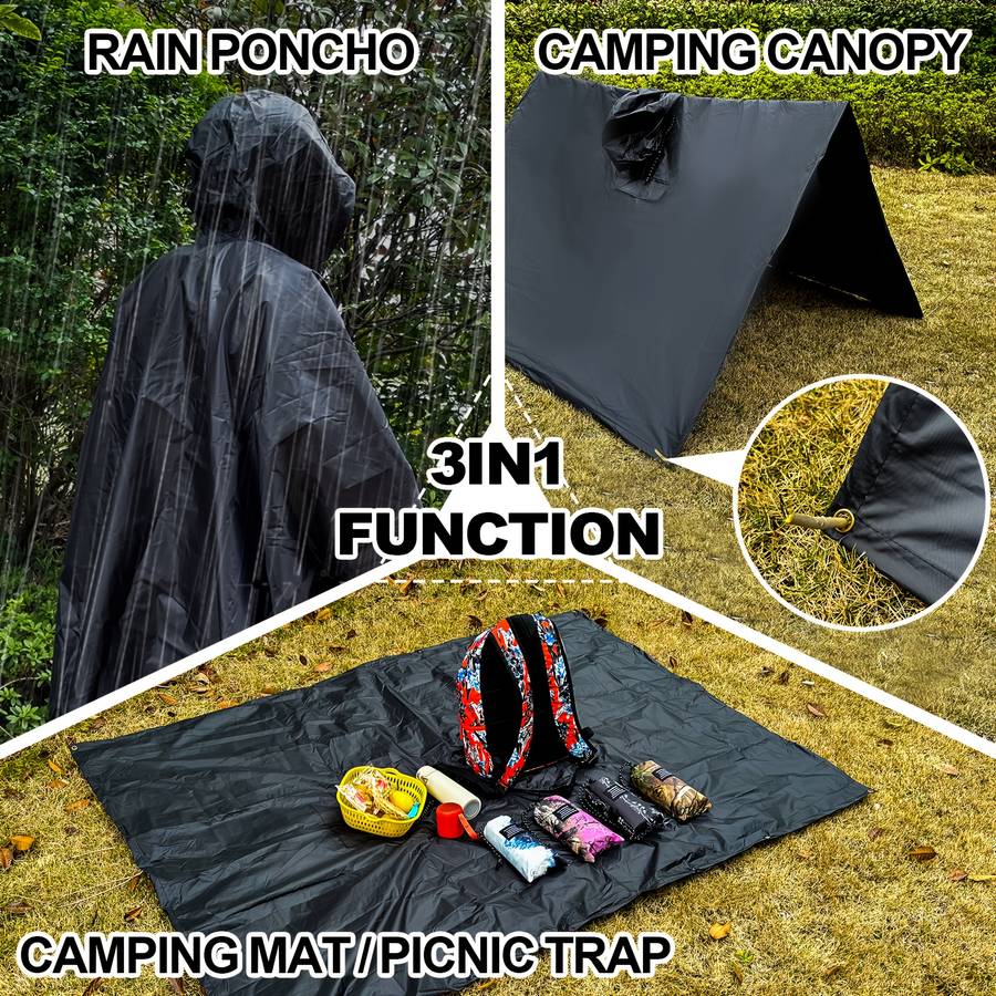 Raincoat Obsidian Size Onesize