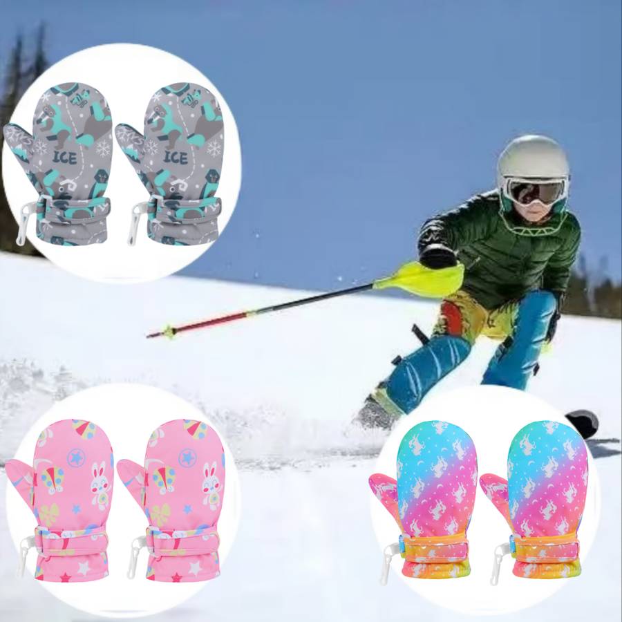 Winter Gloves Color Animal Robot Size M Code  2 To 4 Years Old