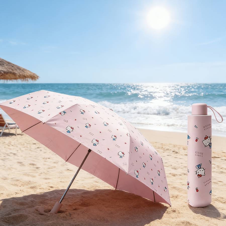 Umbrella Style Hellokitty  White 8K