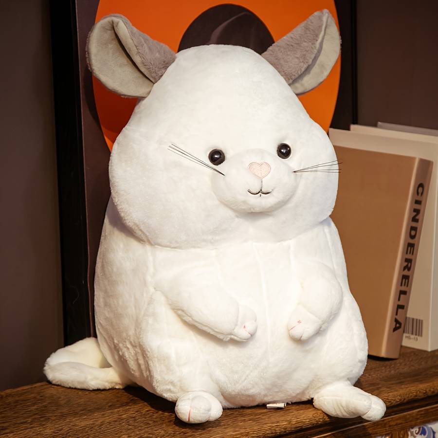 Toy Dolls color White Chinchilla and Chipmunk Pillow size Large Size 45cm