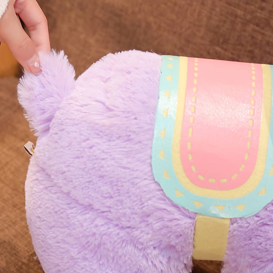 Toy Doll color Pink Saddle Alpaca size Large Size 50 Cm