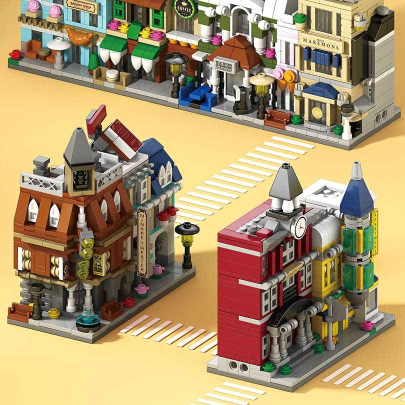 Building Toy Architectural Model Toy Set Items Fourth Set   559Pcs