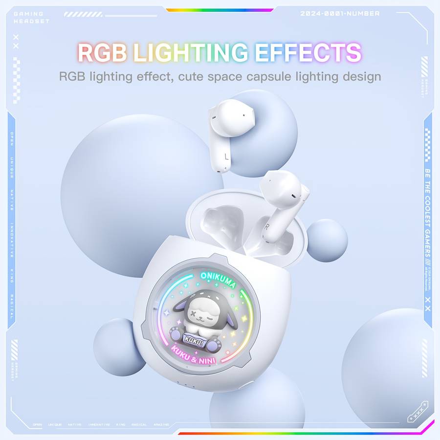 Rechargeable Wireless Earbuds Headphones Headset