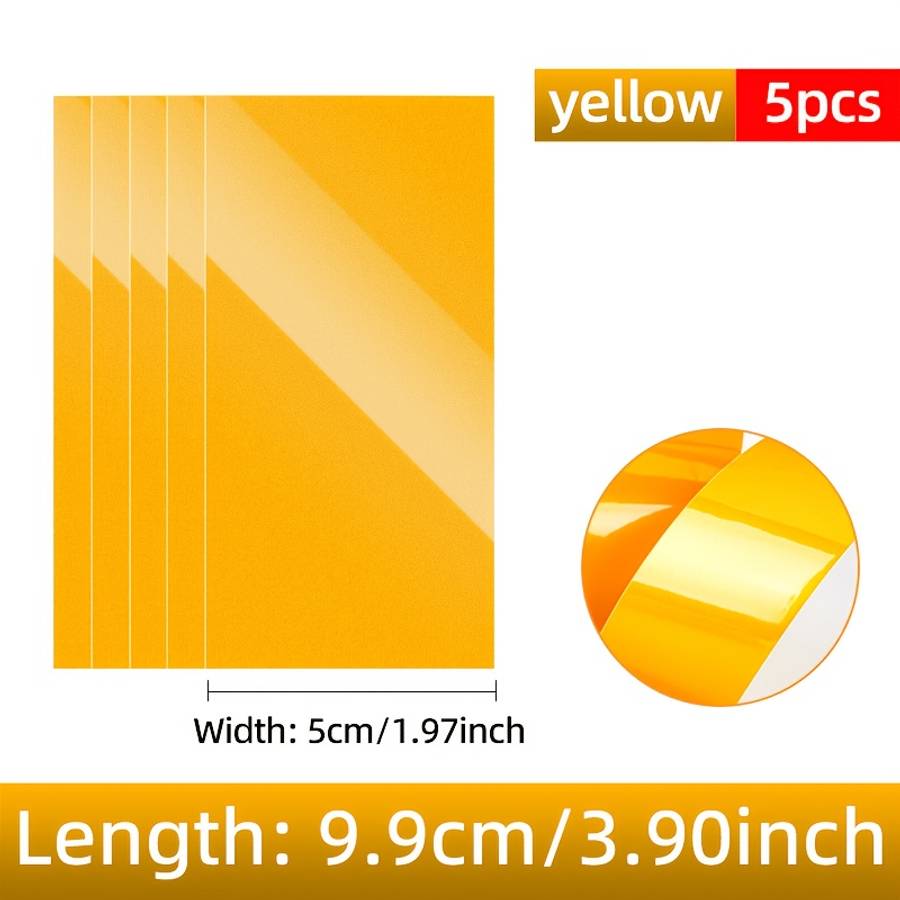 Car Scratch Repair Tool Items Red 5Cm X 9.9Cm  5Pcs