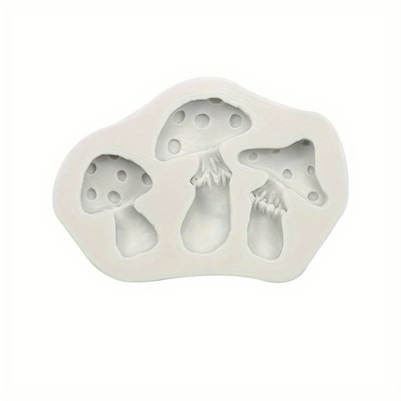 Suitable For Baking Molds Color Grey Model Three In A Row Mushrooms