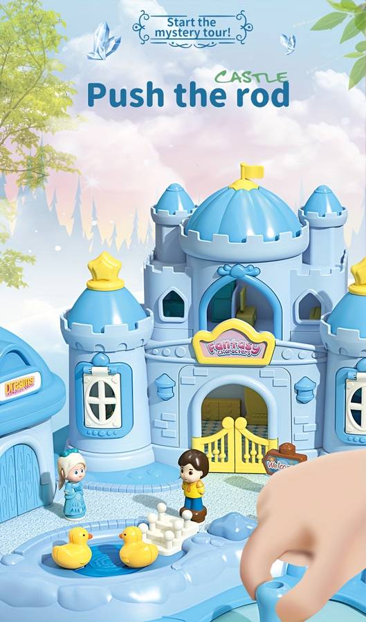 Building Toy Architectural Model Toy Set Color Blue