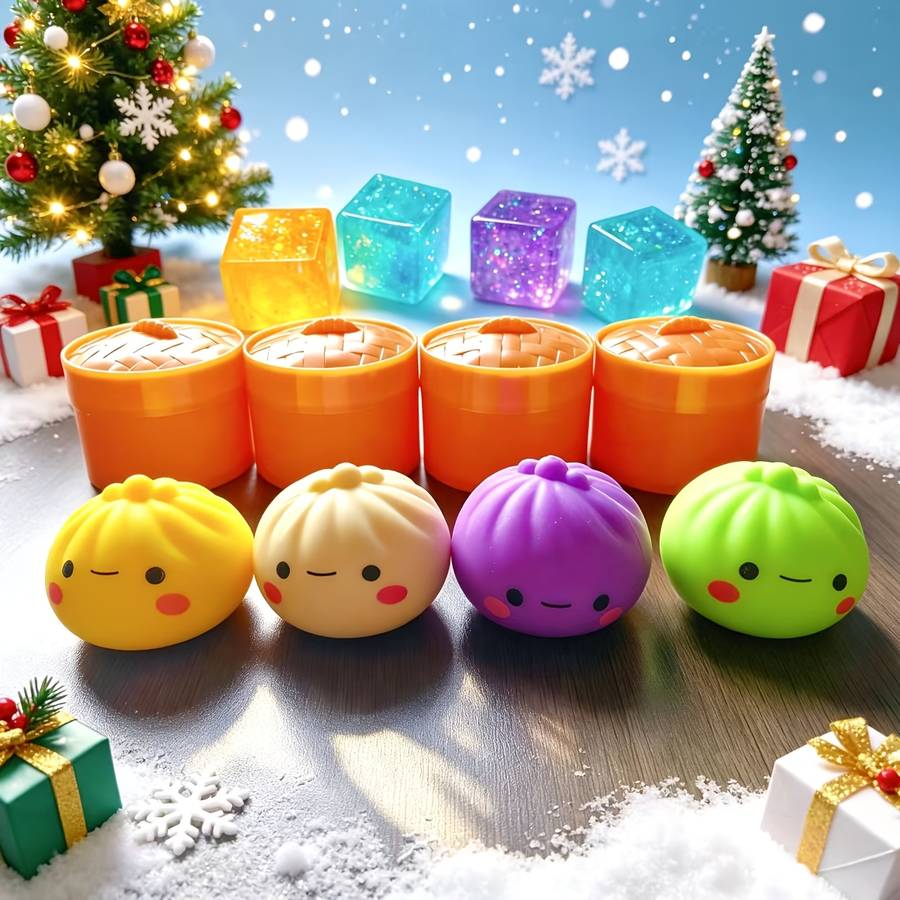 Squeezable Toys Color Random Color Items Glitter Bao Ice Cube