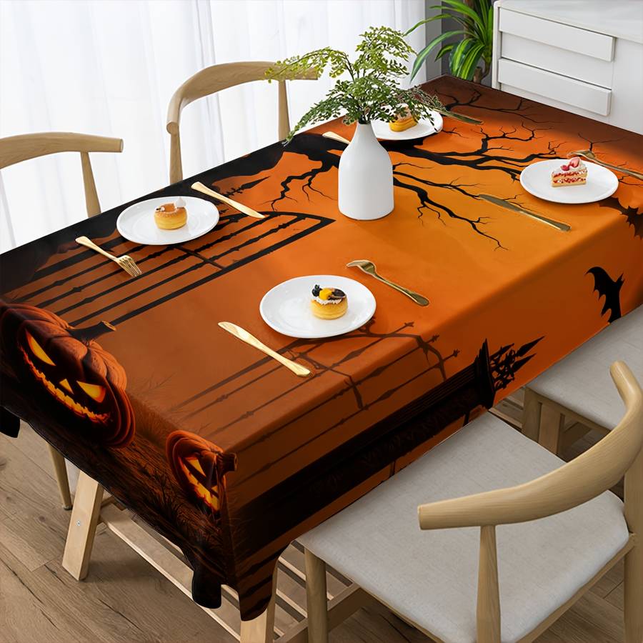Halloween tablecloth decoration size 90cm x 140cm or 35.43in x 55.12in