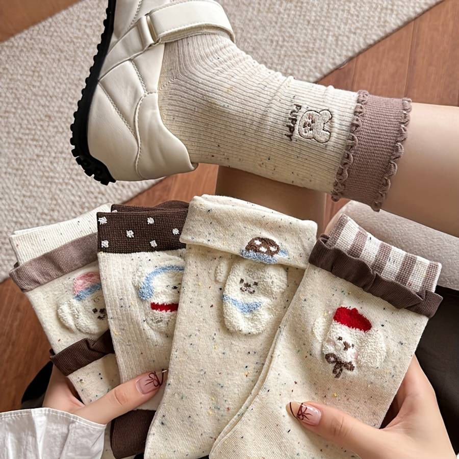 Women S Socks Color 5 Pairsmixed Colors Size Onesize