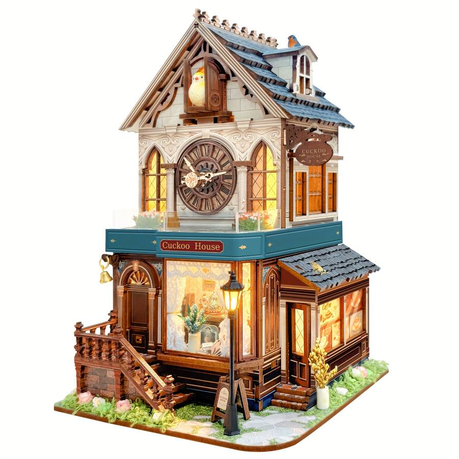 Building Toy Architectural Model Toy Set Model Little Cuckoo House  Sq 61