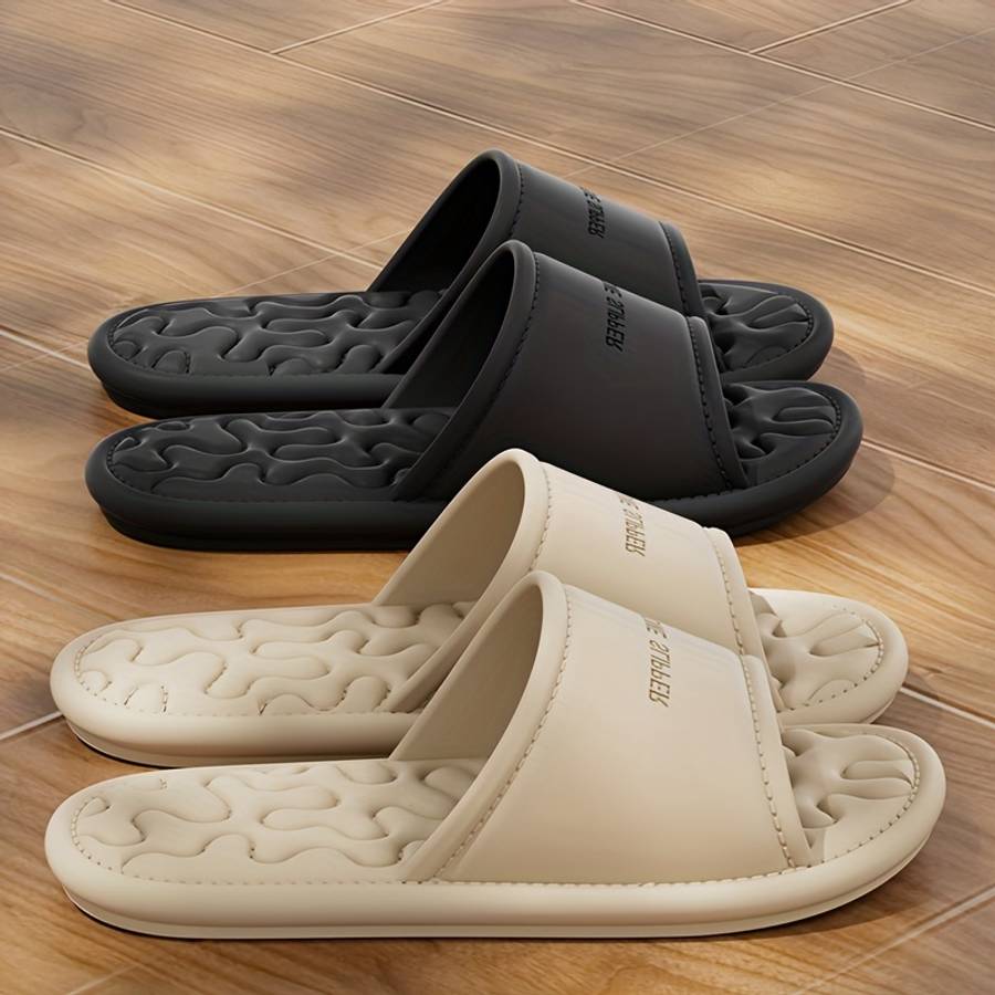 Men Slippers Summer Style Grey Size Uk 5.5 To 6
