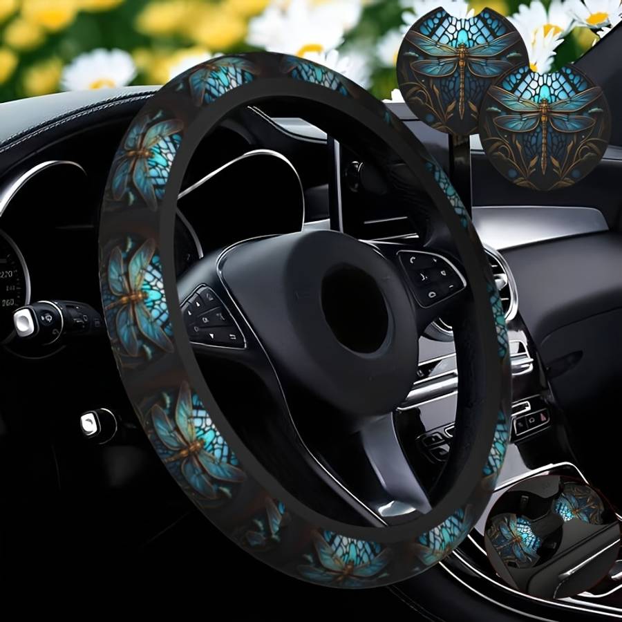 Car Steering Wheel Cover 3Pcs