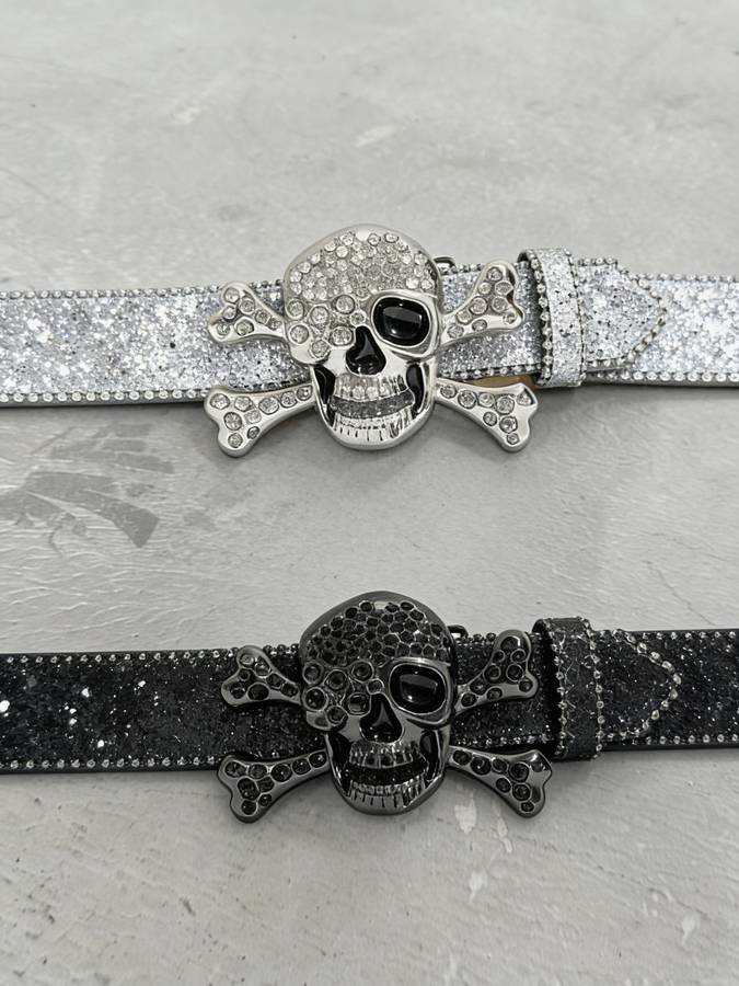 Belt Color Texture Silvery Size 112Cm