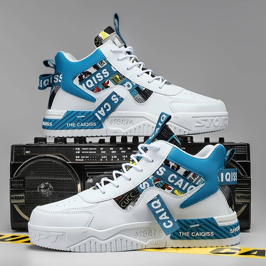 Sneakers Color White Blue Sizeuk 5.5