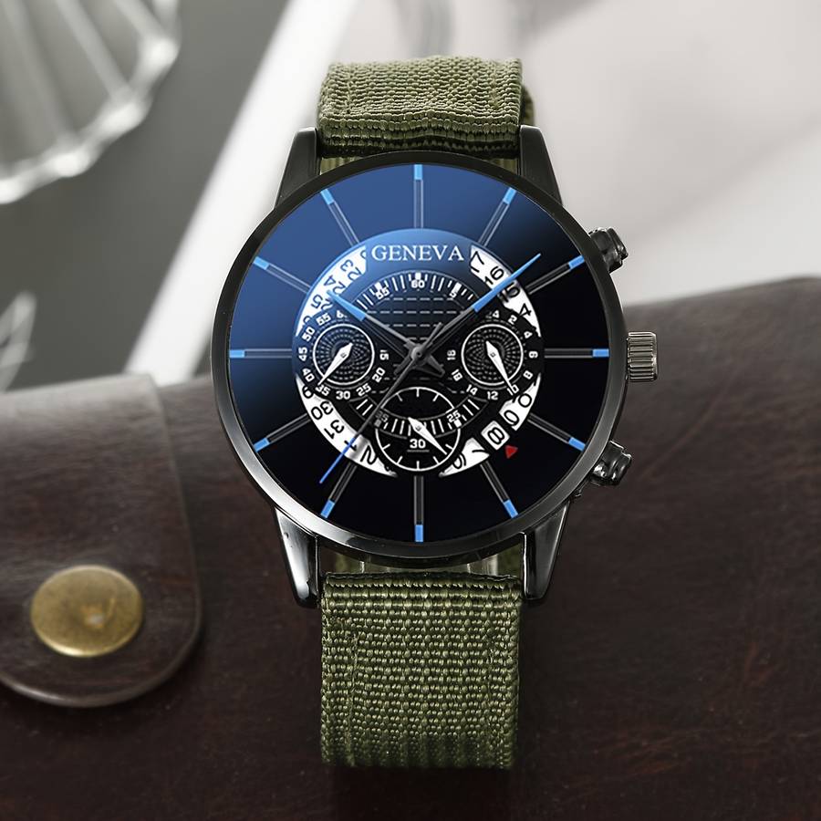 5Pcs Stylish And Trendy Set For Men Including Watch And Bracelet