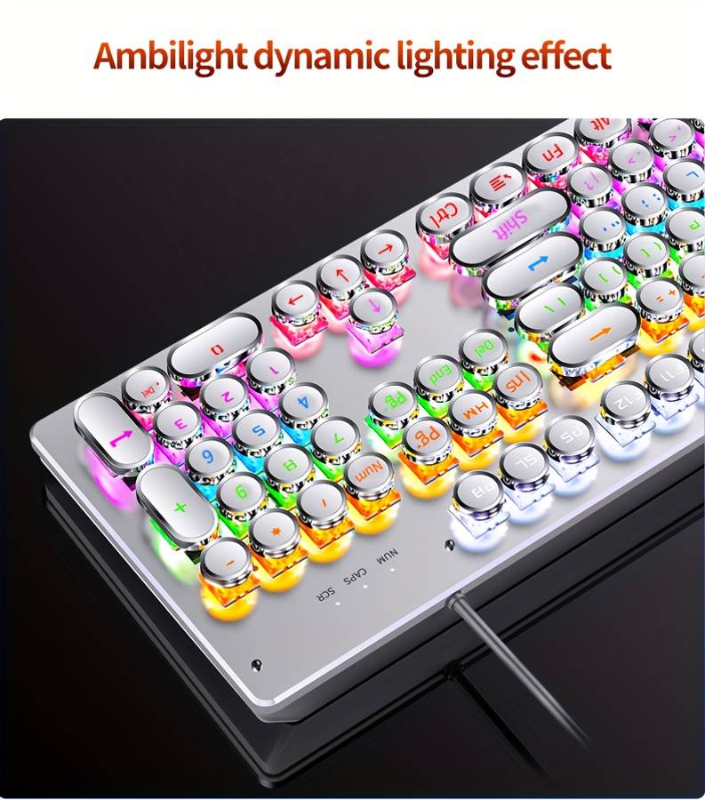 ZK-4 Mechanical Keyboard White