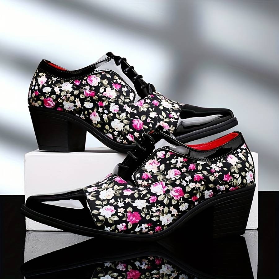 Mens Leather Shoes Color Black Sizeuk 8