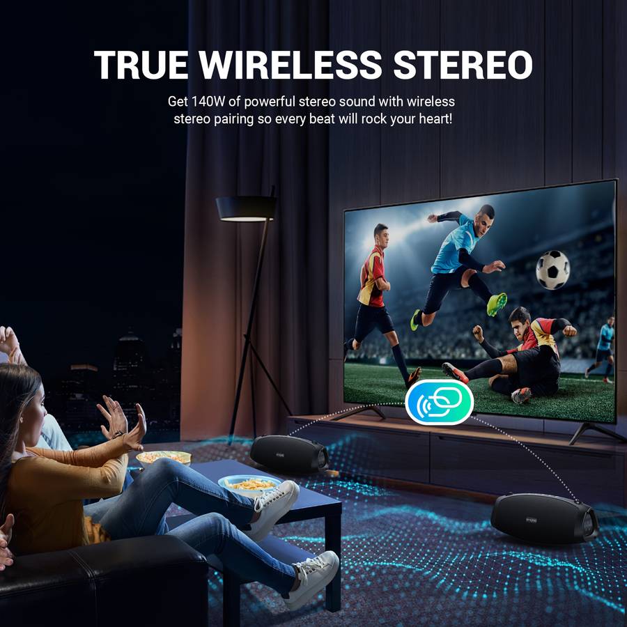 Smart Featuring Crystal Sound King 90W Peak Portable For Festival Celebration