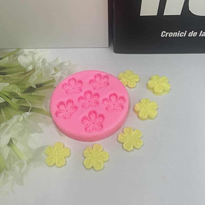 Suitable For Baking Molds Items Pink 6 Piece Cherry Blossom