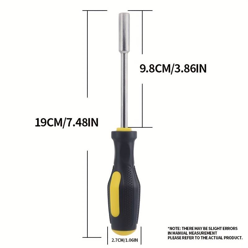 Screwdriver Bit Tool Set Color Orange Items Hexagon Socket Screwdriver