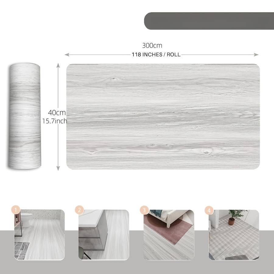 Self Adhesive Floor Stickers Smokeddeepgray 2Roll