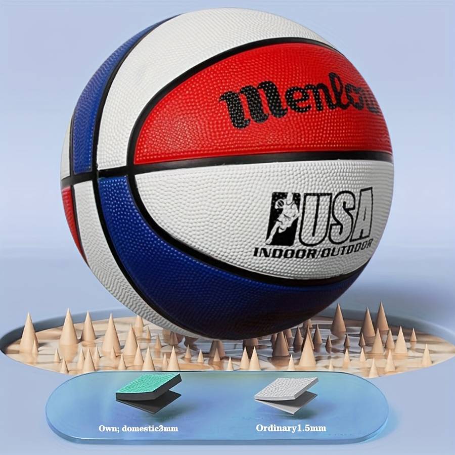 Basketball Color Red White And Blue No 4 Ball