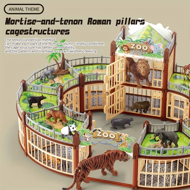 Building Toy Architectural Model Toy Set Style 248Pcs Green