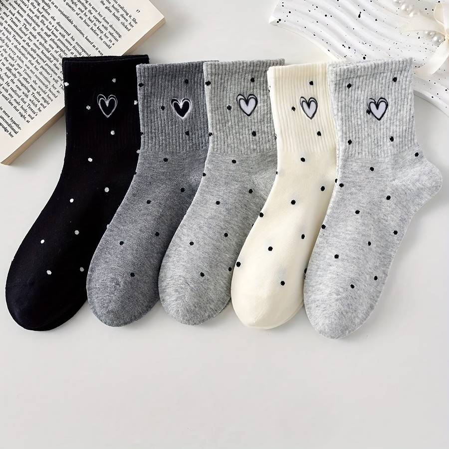 Women S Socks Color Mixed Color5 Pairs Size Onesize