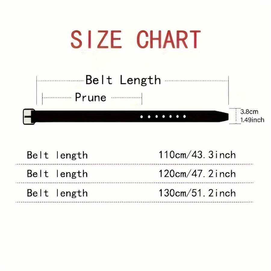 Belt Color Black A Size 110Cm