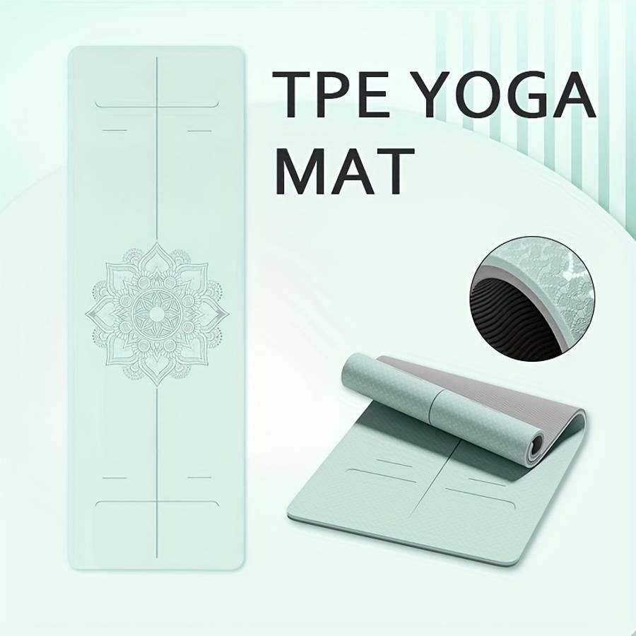 Yoga Mat Green Size 182.88*80.01*1.12Cm