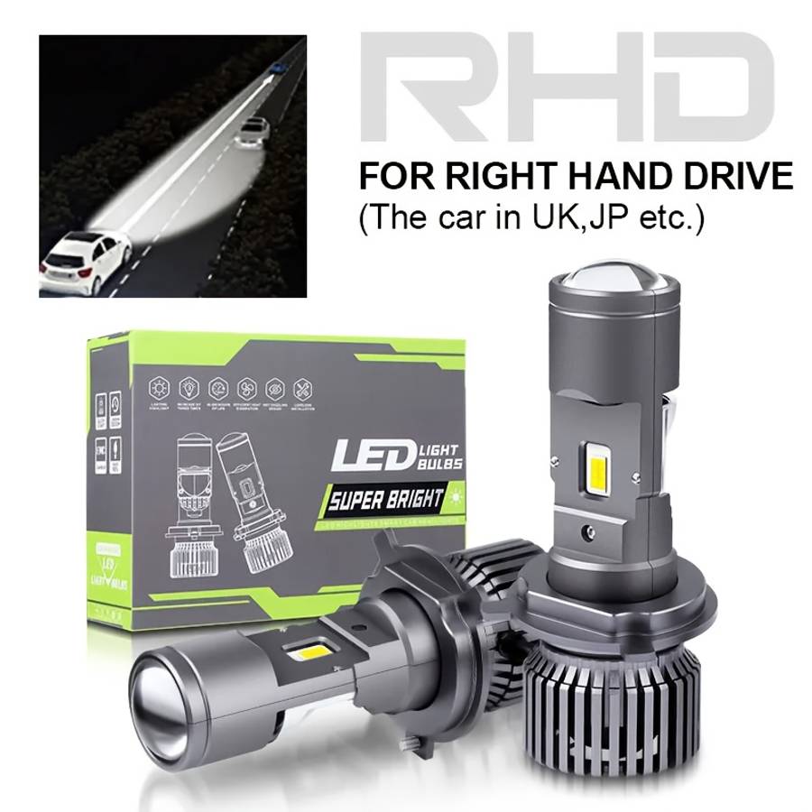 Car Lights Items 2Pcs Lefthand Drive