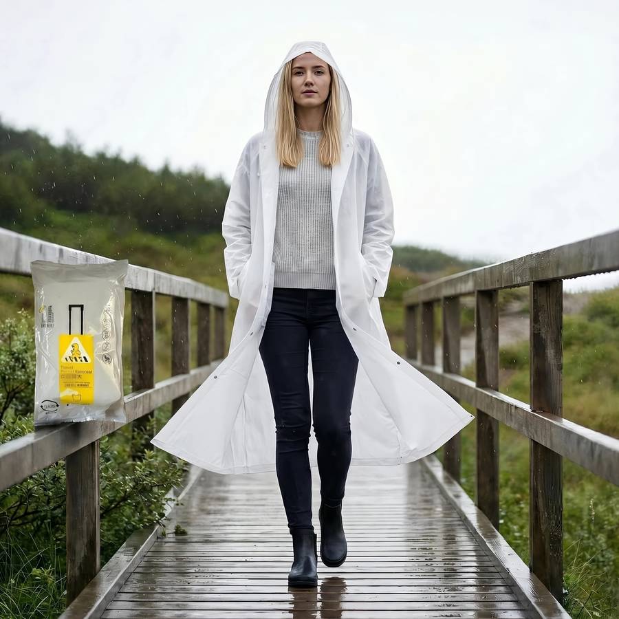 Raincoat White