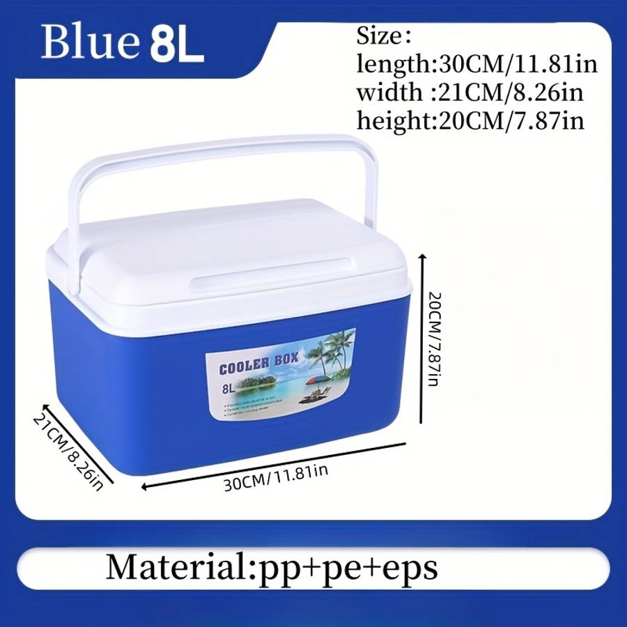 Refrigerator Color Blue Capacity13L 5 Ice Packs 2 Ice Plates