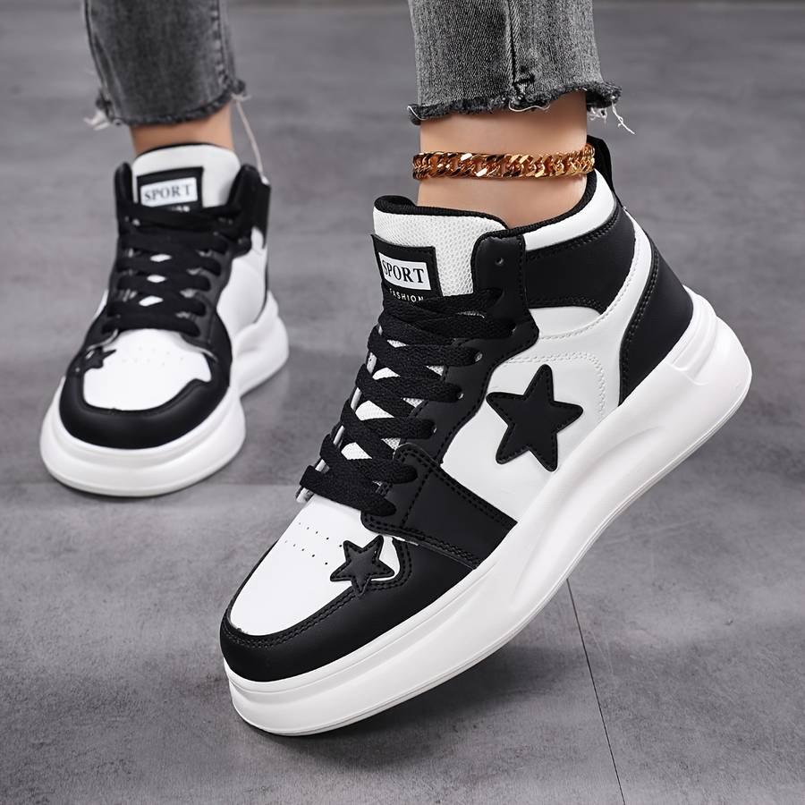 Women S Sneakers Color Black And White Sizeuk 5
