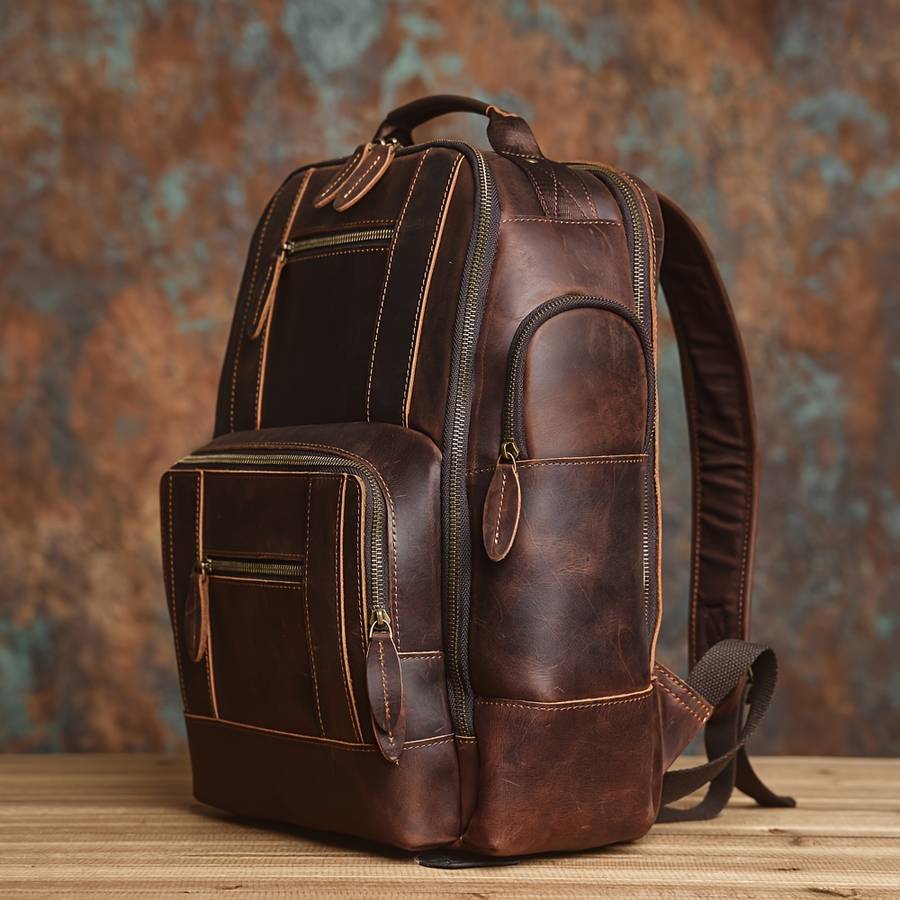 Men S Backpack Retro Coffee