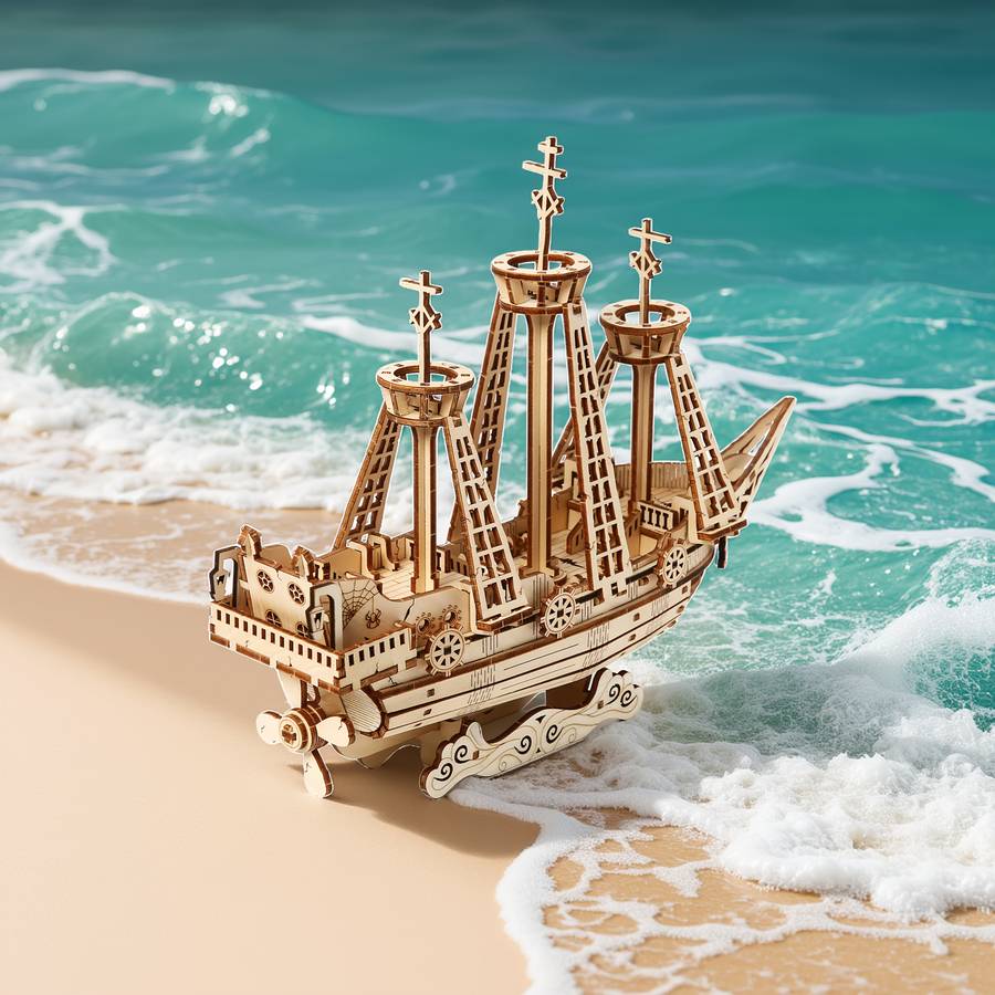 3D Jigsaw Puzzle Model Ship Model Lg864