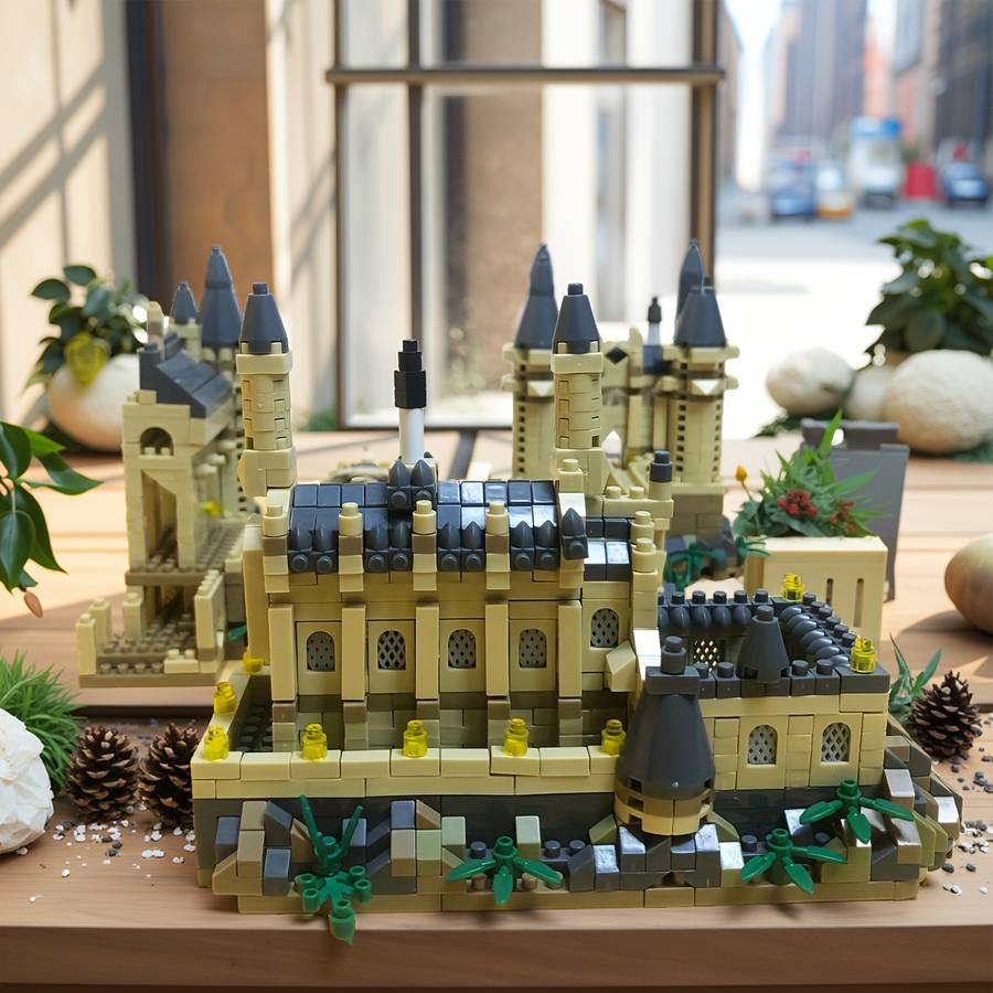 Building Toy Architectural Model Toy Set Model Castle 1100Pcs